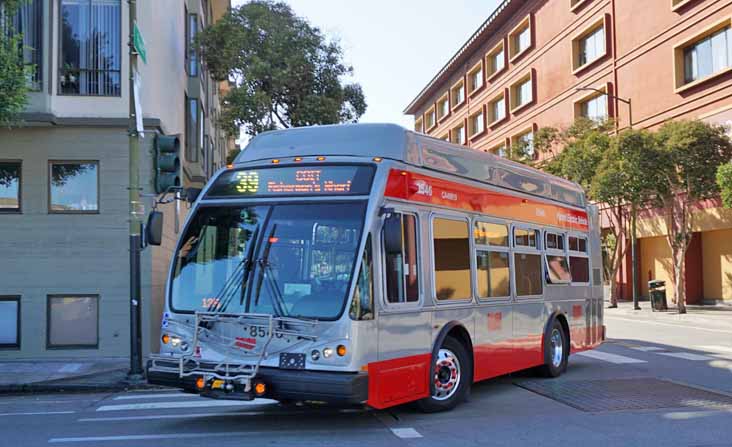 MUNI ENC EZ Rider II BRT HEV 8546